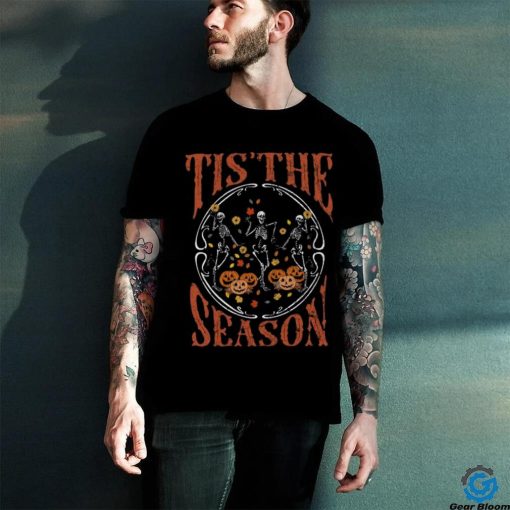 Skeleton Dancing Shirt, Pumpkin Spooky Season Shirt