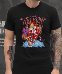 Skeleton Detroit hockey shirt