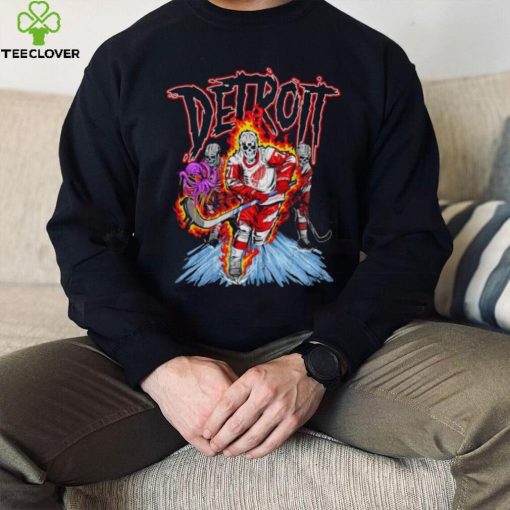 Skeleton Detroit hockey hoodie, sweater, longsleeve, shirt v-neck, t-shirt