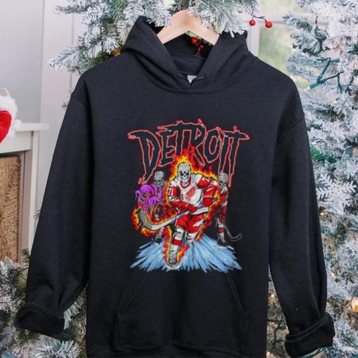 Skeleton Detroit hockey hoodie, sweater, longsleeve, shirt v-neck, t-shirt