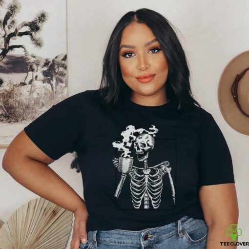 Skeleton Drinking Coffee shirt