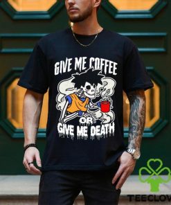 Skeleton Goku give me coffee or give me death shirt 3 Skeleton Goku give me coffee or give me death shirt