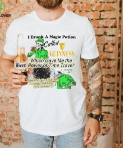 Skeleton I drank a magic potion which gave me the power of time travel shirt