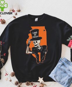 Skeleton Illinois Fighting Illini Land Of Lincoln Shirt