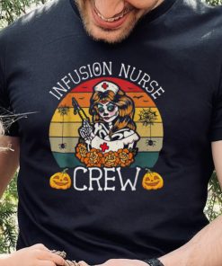 Skeleton Infusion Nurse Crew Halloween Shirt