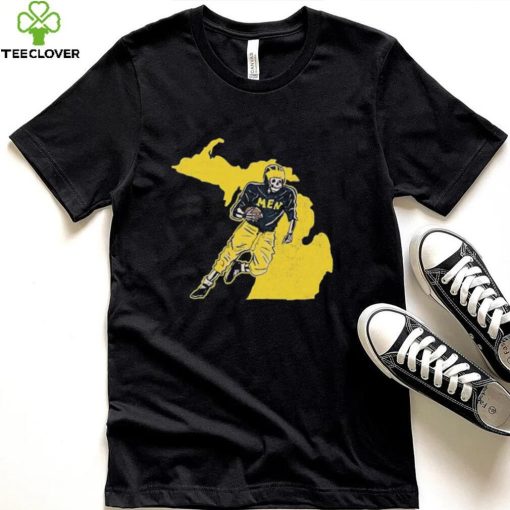 Skeleton Michigan Men Football Shirt