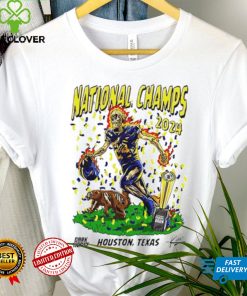 Skeleton Michigan Wolverines 2024 National Champions Houston Texas shirt