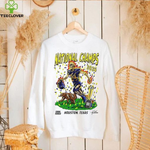 Skeleton Michigan Wolverines 2024 National Champions Houston Texas hoodie, sweater, longsleeve, shirt v-neck, t-shirt