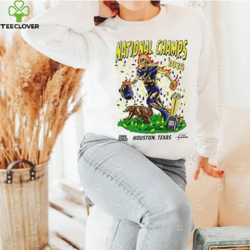 Skeleton Michigan Wolverines 2024 National Champions Houston Texas hoodie, sweater, longsleeve, shirt v-neck, t-shirt