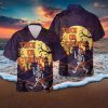 Skeleton Player Baseball Halloween Hawaiian Shirt Beach Shirt For Men Women