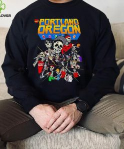 Skeleton Portland Oregon shirt