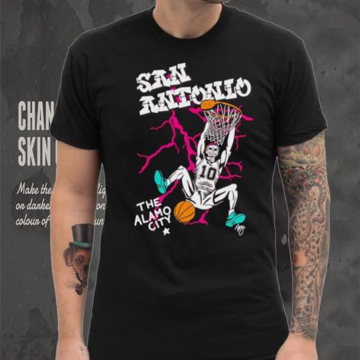 Skeleton San Antonio The Alamo City Jeremy Sochan hoodie, sweater, longsleeve, shirt v-neck, t-shirt