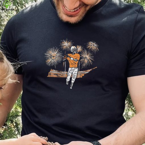 Skeleton Tennessee Volunteers Fireworks Shirt