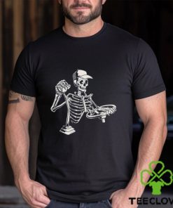 Skeleton Truck Driver Funny Big Trucking Trucker Shirt