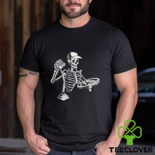 Skeleton Truck Driver Funny Big Trucking Trucker Shirt