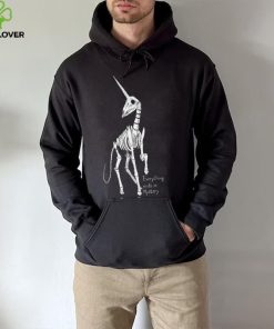 Skeleton Unicorn everything ends in mystery hoodie, sweater, longsleeve, shirt v-neck, t-shirt