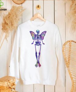 Skeleton With Butterfly Wings Grunge Fairycore Aesthetic T Shirt