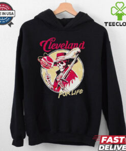 Skeleton basketball Cleveland Cavaliers for life shirt