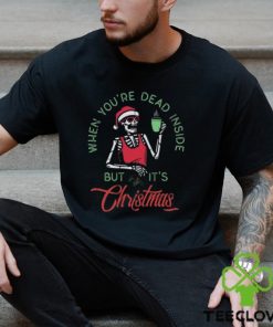 Skeleton hot coffee chillin christmas when you’re dead inside but it’s christmas design png hoodie, sweater, longsleeve, shirt v-neck, t-shirt