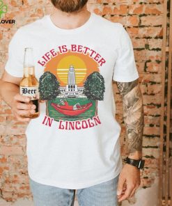 Skeleton life is better in Lincoln sunset shirt