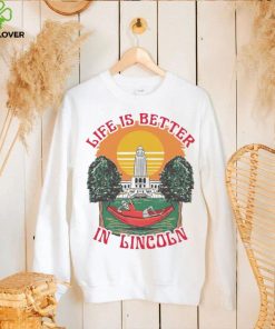 Skeleton life is better in Lincoln sunset shirt 1 Skeleton life is better in Lincoln sunset shirt