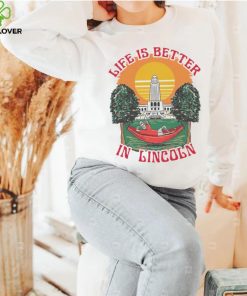 Skeleton life is better in Lincoln sunset shirt 2 Skeleton life is better in Lincoln sunset shirt