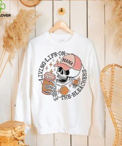 Skeleton living life on the bleachers basketball hoodie, sweater, longsleeve, shirt v-neck, t-shirt