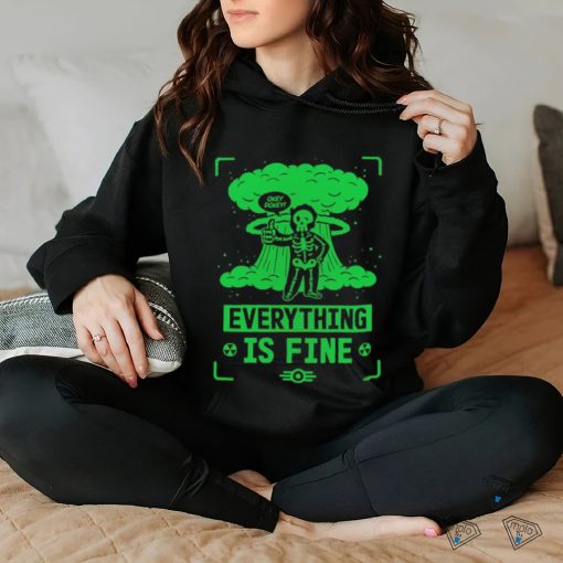 Skeleton okey dokey everything is fine hoodie, sweater, longsleeve, shirt v-neck, t-shirt