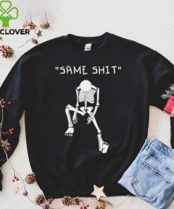 Skeleton same shit different day shirt