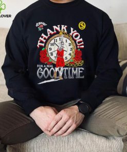 Skeleton thank you for a real goodtime shirt