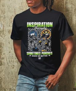 Skeletons Minnesota Timberwolves Inspiration Theraphy Sometimes Punches Make Us Better Shirt