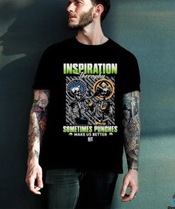 Skeletons Minnesota Timberwolves Inspiration Theraphy Sometimes Punches Make Us Better Shirt