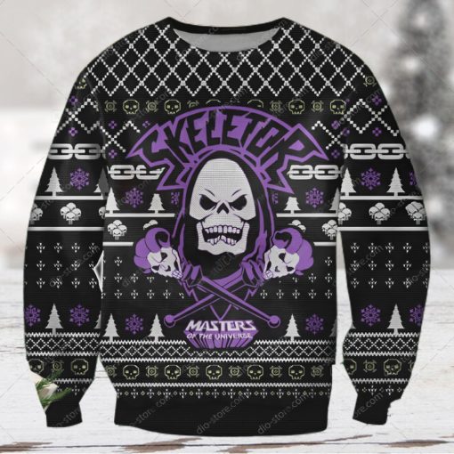 Skeletor Masters Of The Universe Poster Ugly Christmas Sweater 3D Shirt