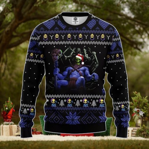 Skeletor Ugly Christmas Sweater Amazing Gift Men And Women Christmas Gift