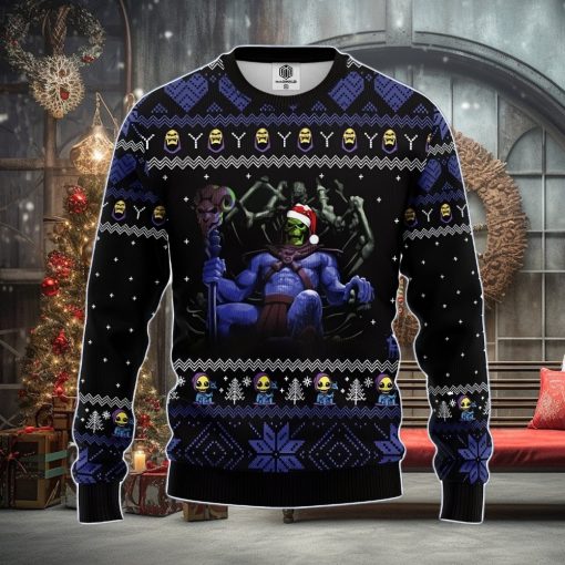Skeletor Ugly Christmas Sweater Amazing Gift Men And Women Christmas Gift