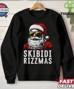 Skibidi Rizzmas Christmas Rizz Santa Claus Charisma Kid Cool T Shirt