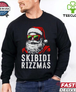 Skibidi Rizzmas Christmas Rizz Santa Claus Charisma Kid Cool T Shirt