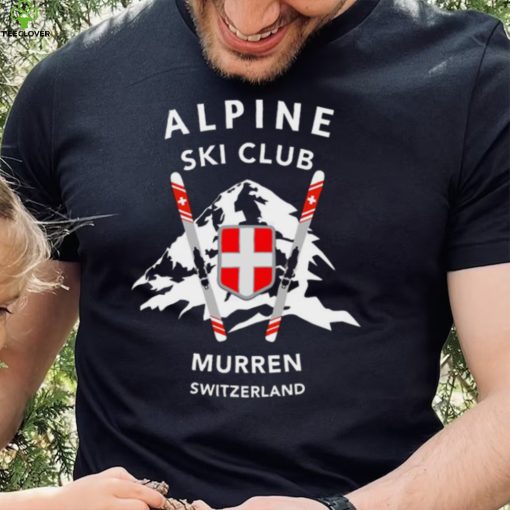 Skiiing Murren Skiers Alps Switzerland Unisex Sweathoodie, sweater, longsleeve, shirt v-neck, t-shirt