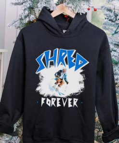 Skiing Shred forever shirt