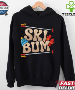 Skiing Ski Bum Ski Vacation Skiers Skiing T Shirt Recovered