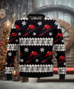 Skiing Ugly Christmas Sweater Xmas Gift 3D Christmas Sweater