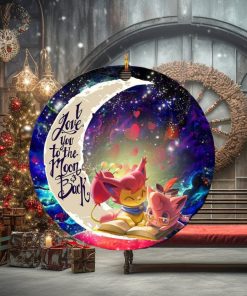 Skitty And Jigglypuff Pokemon Love You To The Moon And Back 2023 Holiday Gifts Christmas Tree Decorations Ornament