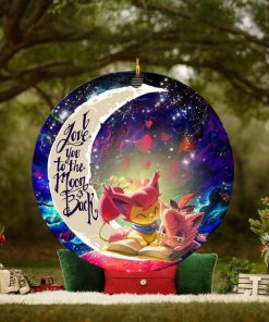 Skitty And Jigglypuff Pokemon Love You To The Moon And Back 2023 Holiday Gifts Christmas Tree Decorations Ornament