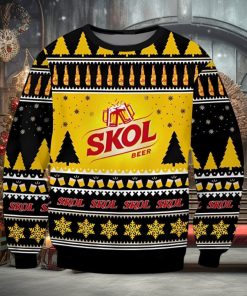 Skol Beer Ugly Christmas Sweater, Gift for Christmas Holiday