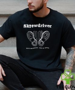 SkrewDriver Band Shirt Boots And Braces Voice Of Britain