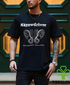 SkrewDriver Band Shirt Boots And Braces Voice Of Britain