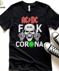 Skull AC DC Fuck Corona Virus Shirt