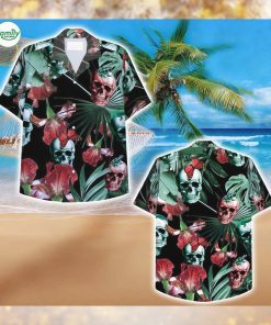 Skull, Animal and Palm tree Hawaiian Shirt