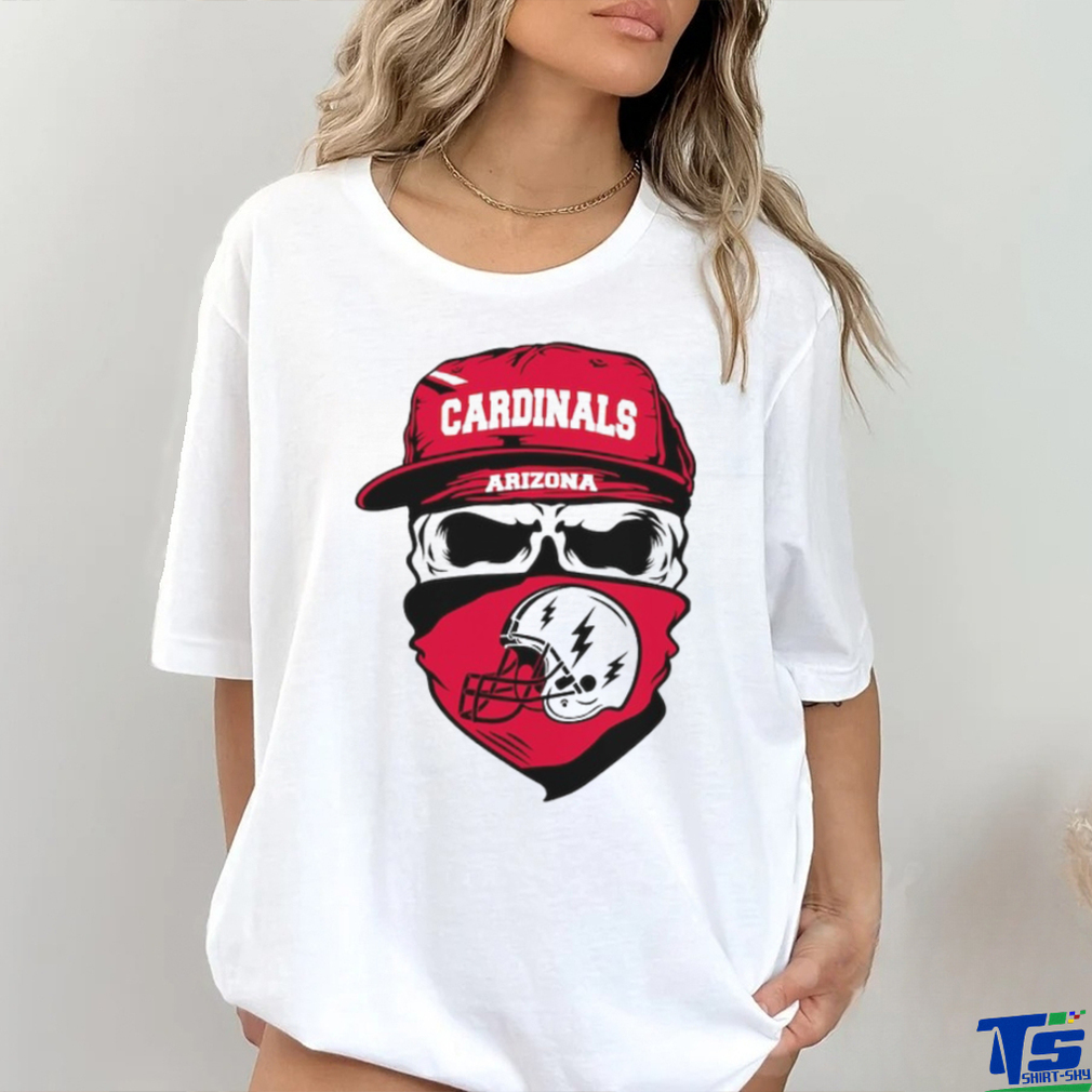 Skull Cardinals Football NFL Team Shirt