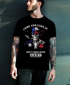 Skull Come And Take It Don’t Mess With Texas Razor Wire Shirt